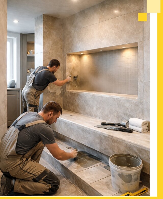 Профессиональное строительство хамама в квартире в Алейске