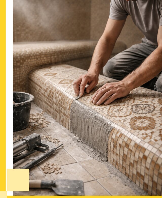 Плитка для хамама под ключ в Алейске от 3609 р. | ЭриданЛук