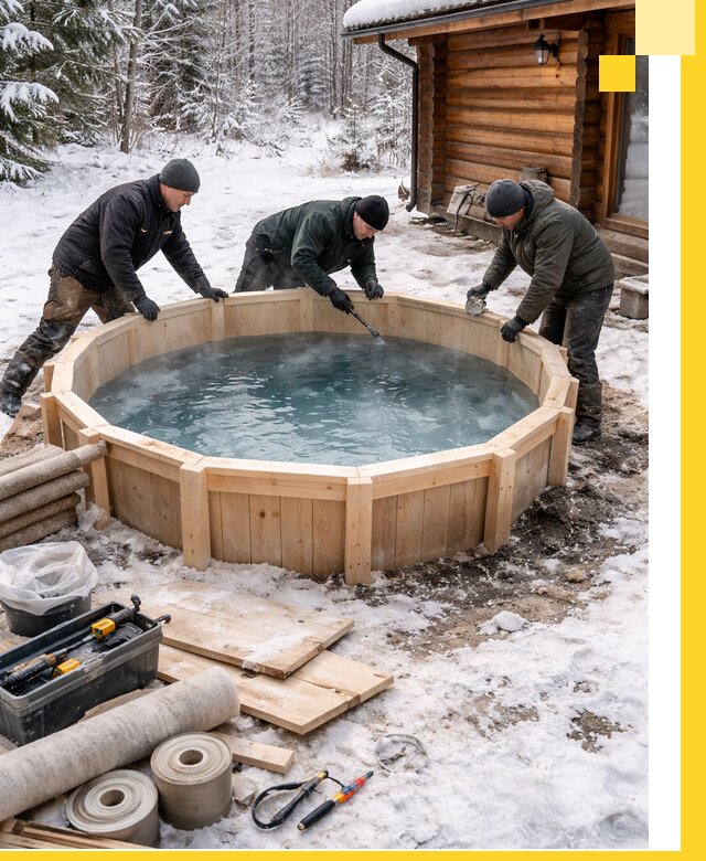 Изготовление и установка ледяных купелей под ключ в Алейске