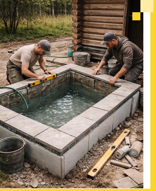 Изготовление и установка холодных купелей под ключ в Алейске